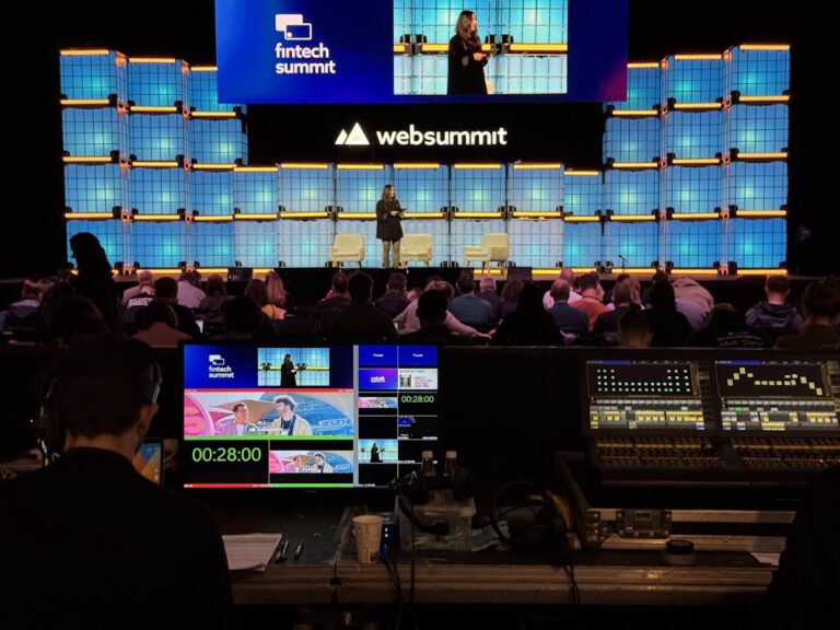web summit - Julija Jegorova on stage